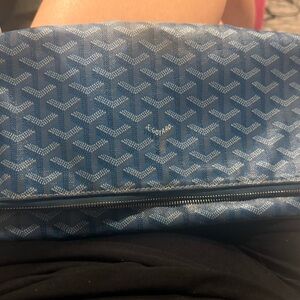 Goyard Blue Clutch